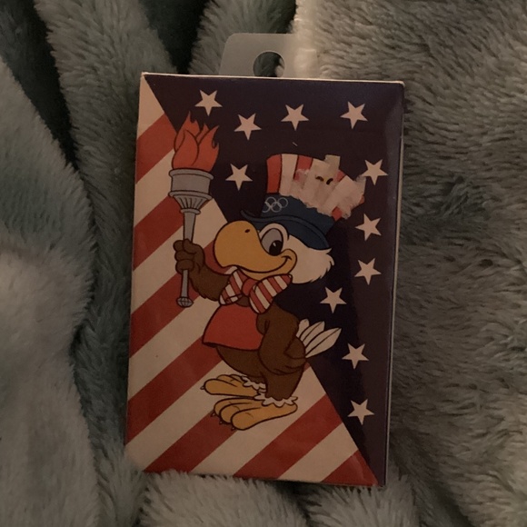 NEW VINTAGE 1984 Sam the Olympic Eagle Playing Cards Factory SealedLos Angeles - Picture 1 of 5